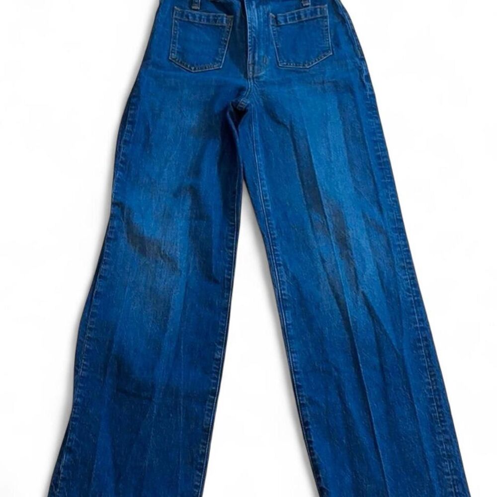 Madewell The Perfect Vintage Wide-Leg Jeans – Medium Blue – Size 23